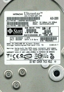 Hitachi 0A35832 1-TB 7.2K RPM 3.0Gbps SATA 3.5" LFF Hard Drive HUA721010KLA330 - Picture 1 of 1