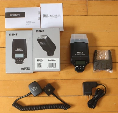 Meike Speedlight MK320 Shoe Mount Flash for Nikon - Image 1 of 4
