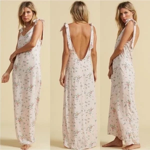 Billabong + Salty Blonde Collection Colab Beach Party Maxi Dress Peony size XS - Picture 1 of 9