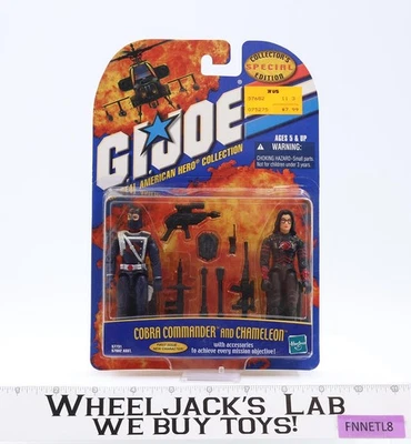Cobra Commander and Chameleon GI Joe Collector's Special Edition 2001 Hasbro - Image 1 of 4