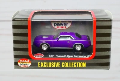 Model Power Minis 19450, 1970 Plymouth Hemi Barracuda, Purple, 1/87 HO Scale - Image 1 of 3