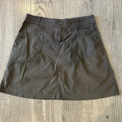 Falda Línea A Cremallera Carga Aire Libre Senderismo Tostado/Verde Caqui Kuhl Mujer Talla 8 Foto 1 de 4