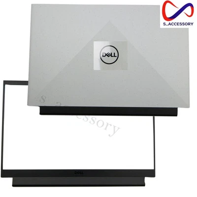 Nuevo Dell G15 5510 5511 5515 5520 5521 5525 Blanco LCD Cubierta Trasera Bisel Bisagras EE. UU. Foto 1 de 4
