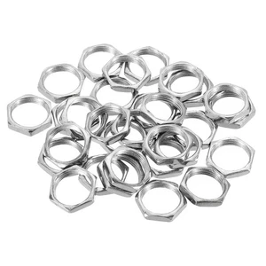 30pcs M12x0.75 Steel Hex Nuts Hardware Nuts Screw Bolt Fasteners 3mm High - Picture 1 of 5