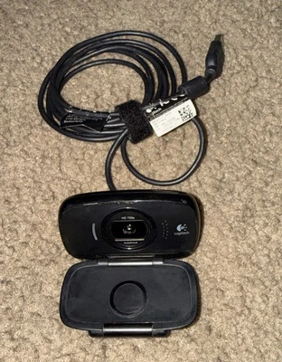 Logitech V-U0023 HD Foldable Auto-Focus USB Video Webcam *Tested & Free-Ship* - Image 1 of 3