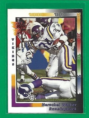 1992 Wild Card Football Herschel Walker #63 Minnesota Vikings  - Image 1 of 2