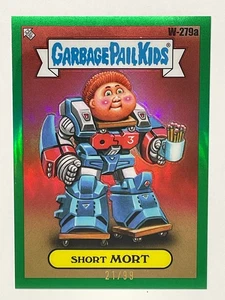 2024 Garbage Pail Kids SHORT MORT W-279a Green Refractor /99 - Picture 1 of 2