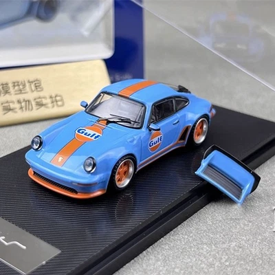 Porsche Singer 930 Turbo Study 1:64 Gulf Livery - Modelo de liga fundido - Imagem 1 de 4