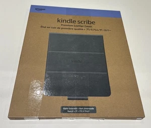 Amazon Kindle Scribe Premium Leather Folio Case with Magnetic Attach. - Picture 1 of 8