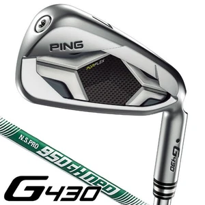 PING G430 IronSet 6-9+Pw+W45 Black dot RH N.S.PRO 950GH neo steel Flex Stiff New - Picture 1 of 5