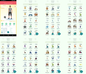 Pokémon Acc Go - Lvl36 - 53 Shiny - 34 Legendary - Picture 1 of 4