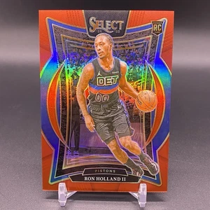 #/199! 🚨2024-25 Panini Select RON HOLLAND II RC Concourse #74 Pistons Rookie - Picture 1 of 2