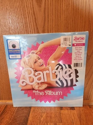 Barbie The Album Exclusive Clear Pink Splatter Vinyl WALMART EXCLUSIVE BRAND NEW - Image 1 of 2