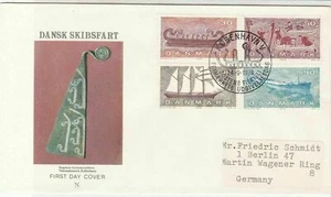 Denmark 1970 Bronzeage Razor From Nat.Museum Pic Boats Stamps FDC Cover Rf 29538 - Picture 1 of 2