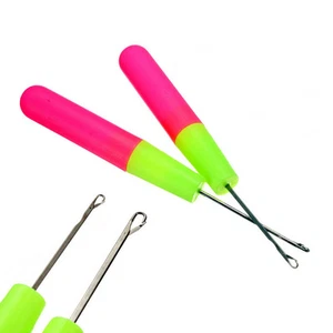 2x Crochet Hook Dreadlock Interlocking Lock Hair Micro Braid Needle Tools GC - Picture 1 of 6