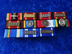A45-03 Bundeswehr Ordensspange Nato Flut ISAF Ehrenkreuz Gefecht Minusma - Bild 1 von 4
