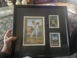 JIM CATFISH HUNTER PSA/DNA SIGNED PEREZ STEELE GREAT MOMENTS CARD FRAMED MINT - Picture 1 of 14