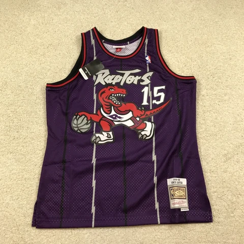 Mitchell & Ness Toronto Raptors Mens Large Vince Carter Jersey New w/o tags Cover