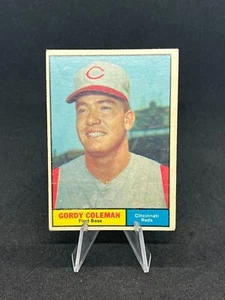 1961 Topps - Gordy Coleman #194 Cincinnati Reds - Foto 1 di 2