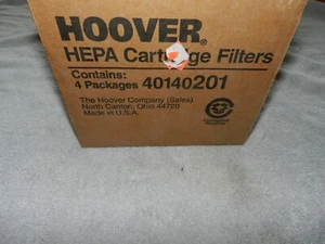 4 Pack Genuine Hoover Replacement Filter Part No. 43611-042 HEPA - Picture 1 of 6