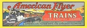 American Flyer Mfg. Co. SET BOX LABEL ADHESIVE STICKER Form 7700 Trains Parts - Picture 1 of 1