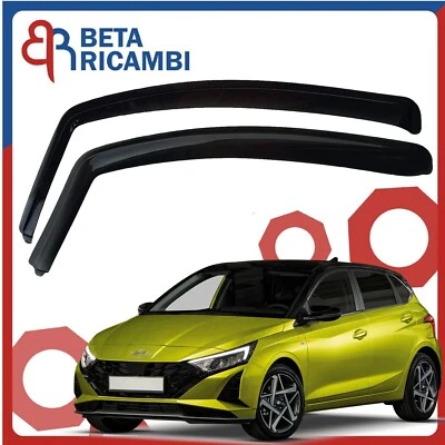 Deflettori Aria Per Hyundai I20 Dal 2020 Antiturbo Antivento Farad 12.802