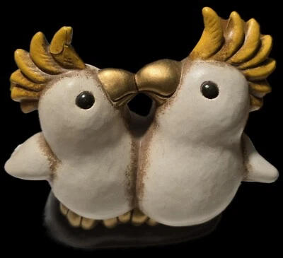 Thun club 2004 Arca di Noè coppia di pappagalli cacatua con Garanzia Originale - Immagine 1 di 4