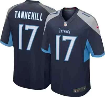 Ryan Tannehill Tennessee Titans Football Nike Men's Blue Game Jersey Size Large - Image 1 of 4