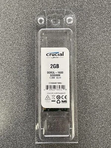 Crucial 2GB DDR3L-1600 SODIMM 1.35V - Picture 1 of 1