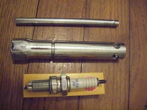 Honda 400ex spark plug socket tool with NGK spark plug trx400 brand new NGK ngk - Picture 1 of 8