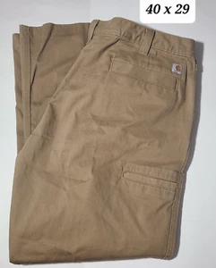 Carhartt Relax Fit braune Canvas-Hose für Herren Größe 40 x 29 - Bild 1 von 6