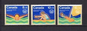 Canada 1975 Jeux Olympiques de Montréal 1976 3 timbres MNH /TE4879 - Imagen 1 de 1