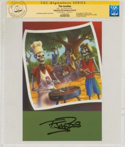 CGC SS Tim Jacobus SIGNED Goosebumps Horror Art Print RL Stine Say Cheese & Die! - Picture 1 of 1