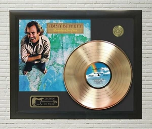 Jimmy Buffett Framed wood Legends Of Music LP Record Display. "C3" - Picture 1 of 4