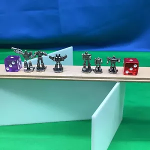 Monopoly Transformers Collectors Edition Game Replacement Pieces - Movers+dice - Picture 1 of 5