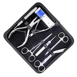 Minor Surgery Dissection Dissecting Student Kit Surgical Instruments 8pcs Forcep - Picture 1 of 6