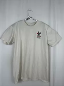 Connected Cannabis Co Mens Large Short Sleeve White T Shirt 420 Smoking Wolf - Picture 1 of 14