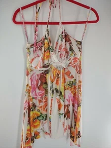 Yo Yo 5 Women's halter top Blouse Floral LG 074 - Picture 1 of 5