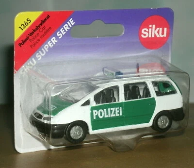 1/55 Scale 1995 Ford Galaxy Mk1 German Police Polizei Diecast Van - Siku 1365 - Image 1 of 4