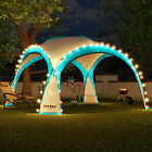 LED - Event Pavilion Party Tent Garden Pavilion Garden Tent Solar Camping Pavilion