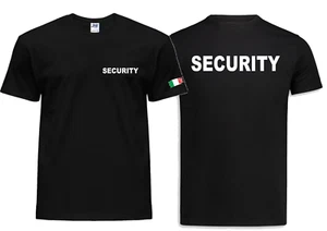 T-Shirt Maglietta Security in Cotone Unisex Uomo Donna STAFF Team Lavoro M31 - Imagen 1 de 4