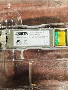 NEW ADTRAN 1200483G1 LX10331DW AD3 25 GBPS SINGLEMODE SFP - Picture 1 of 4