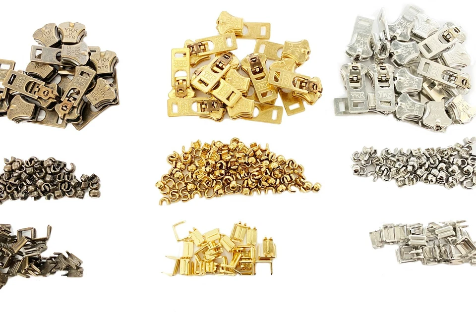 Zipper Repair Kit Solution Ykk Jean Original Sliders #5 Semi Auto Lock (Press) - Image 1 of 1