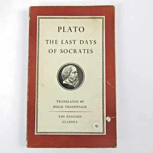 Plato The Last Days of Socrates Penguin Classics 1958 Vintage Paperback - Picture 1 of 11