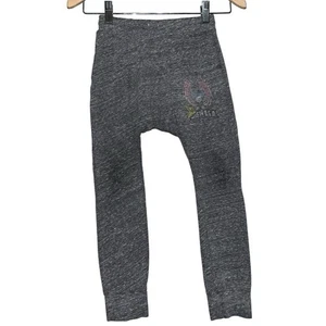 Lauren Moshi Kids Size S Heather Gray Hacci Eagle Made in The USA Harem Pants - Picture 1 of 5