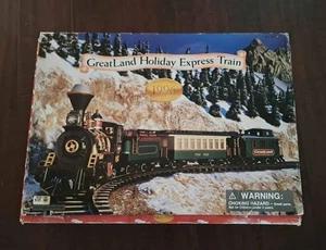 GreatLand Holiday Express Train Batteriebetrieben Modelleisenbahn Set 1996 Vintage! - Bild 1 von 3