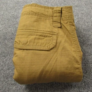 CSG Cargo Shorts Mens 36 Brown Ripstop Utility Pockets Drawstring Hiking Outdoor - Picture 1 of 15