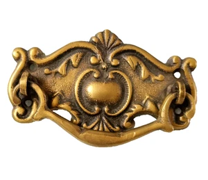 watson A14 HANDLE drawer vintage aged style solid Brass DOOR very heavy 4" larg - Picture 1 of 3
