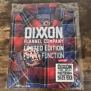 DIXXON x TRAVIS PASTRANA Collab Limited Edition Flanell - Herren 2XL Neu - Bild 1 von 2