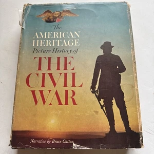 The American Heritage Picture History of the Civil War Hardcover History Vintage - Picture 1 of 9